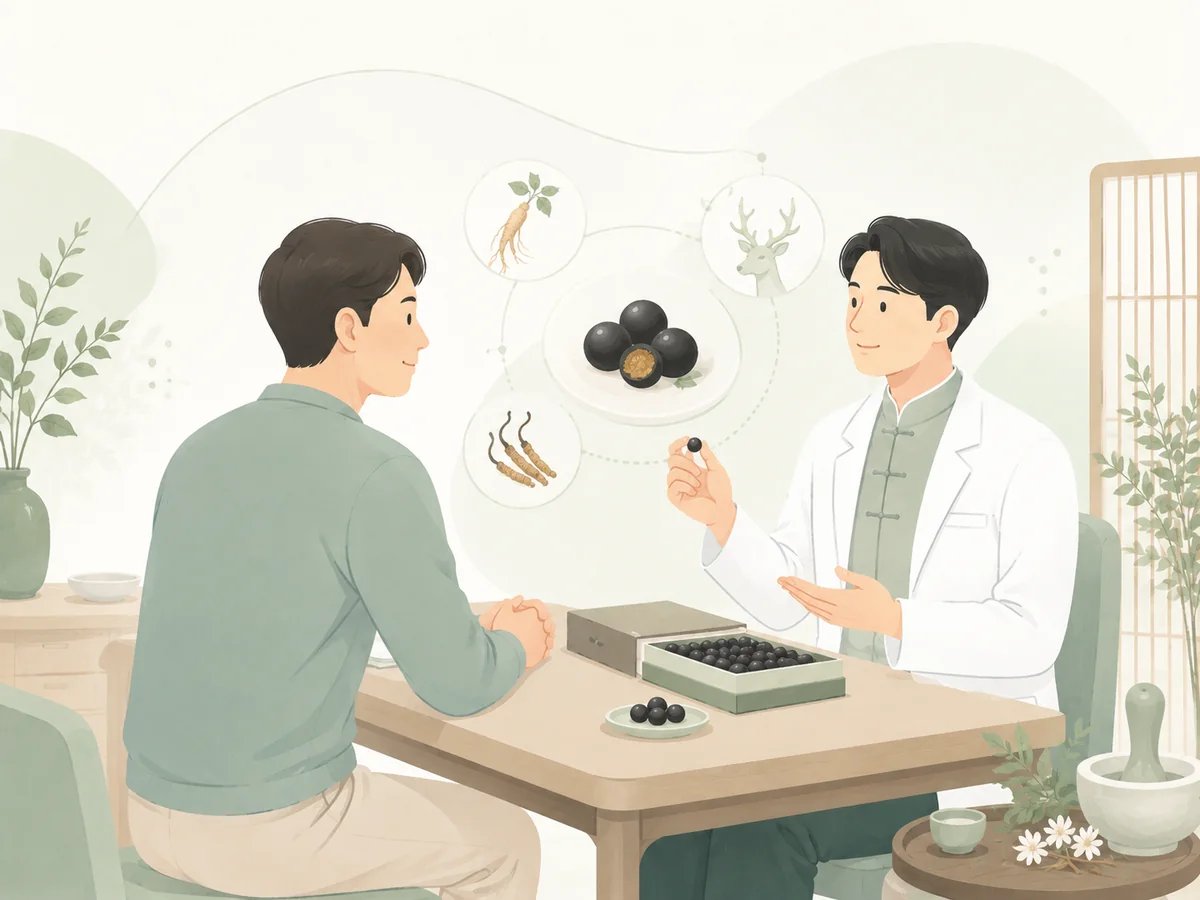 공진단 클리닉 상담 일러스트
